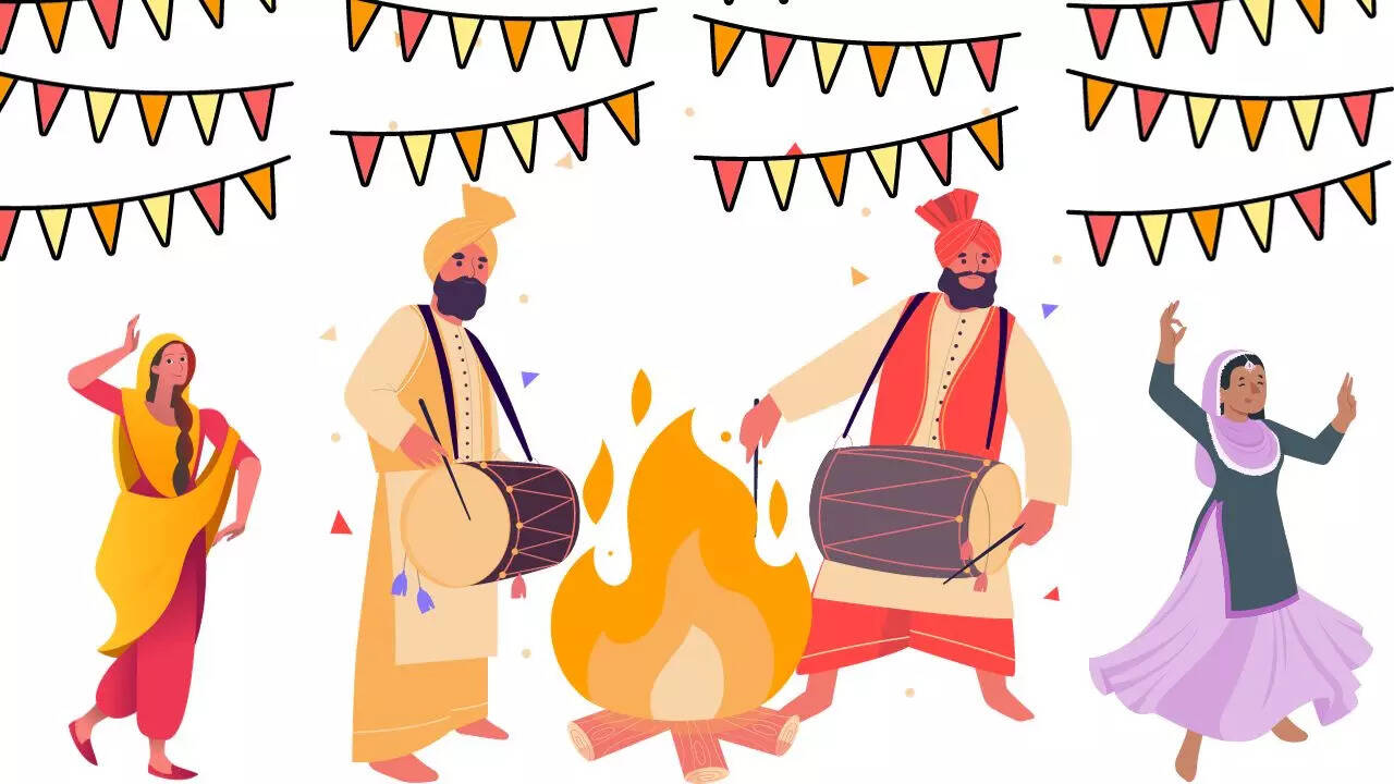 Happy Lohri 2024-stickers: Lohri-stickers en GIF's downloaden en verzenden op WhatsApp