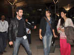 Ranbir, Nargis spotted at airport