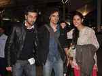Ranbir, Nargis spotted at airport