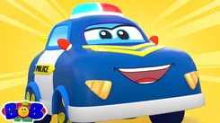 Nursery Rhymes in English: Children Video Song in English 'Wheels on the Police Car'