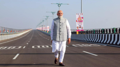 Atal Setu sea bridge project is fulfilment of Modi's guarantee, says PM as he sounds LS poll bugle