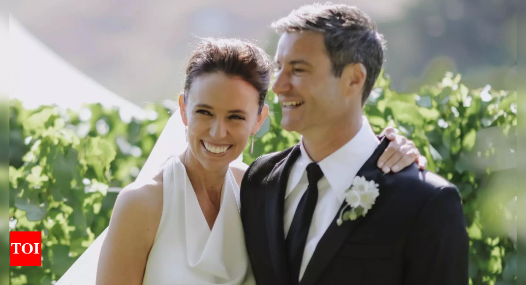 After years of delays, former New Zealand Prime Minister Jacinda Ardern ties the knot in private ceremony – Times of India
