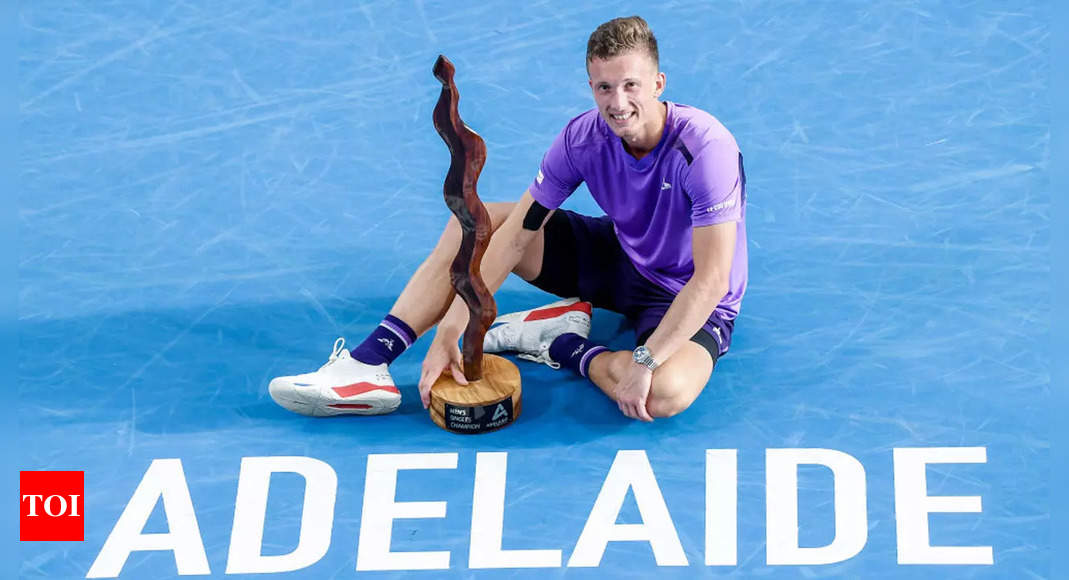 Czech Jiri Lehecka Fights Back To Claim First ATP Title In Adelaide ...