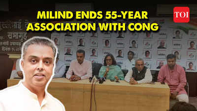 Mumbai: Congress leader Milind Deora resigns, likely to join Shinde led Shiv Sena