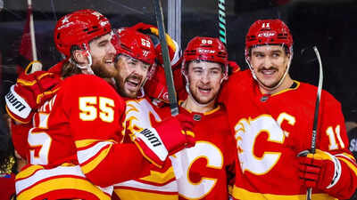 Jacob Markstrom, Calgary Flames Top Vegas Golden Knights - Times Of India