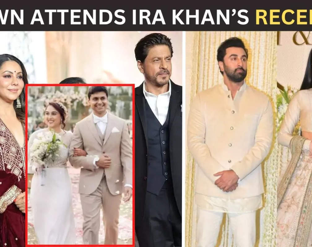 
A star-studded affair: Shah Rukh Khan, Salman Khan and many Bollywood A-listers attend Aamir Khan’s daughter Ira Khan’s wedding reception

