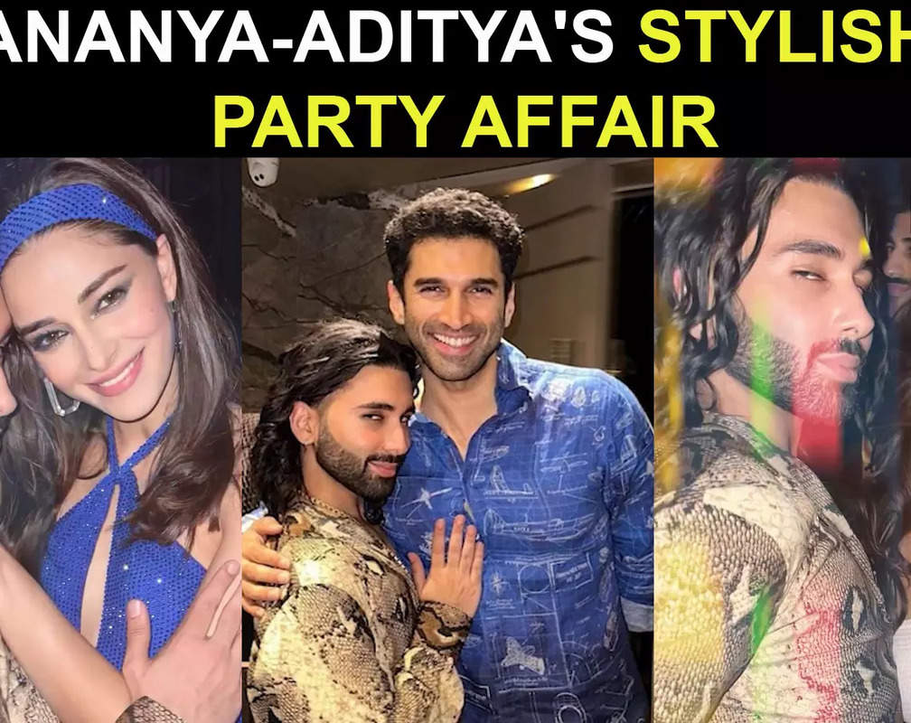 
Ananya Panday and Aditya Roy Kapur twin in blue as they party with Orry, Suhana Khan and others
