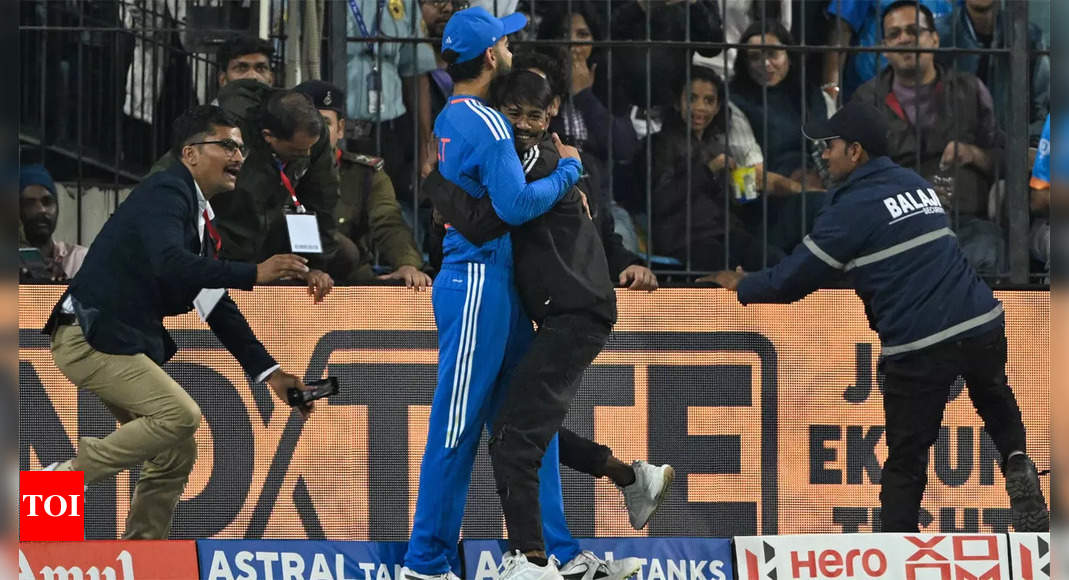 2nd T20I: Fan breaches safety to hug Virat Kohli in Indore | Cricket Information – Instances of India