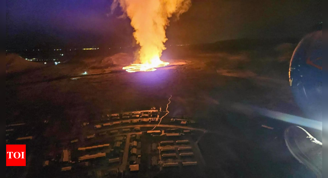 Residents of Iceland town ordered to evacuate again as new volcanic fissures pose threat – Times of India