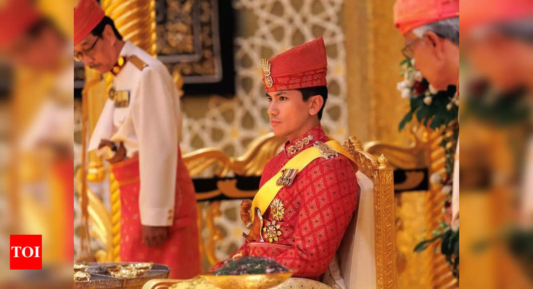 Brunei’s ‘hot’ prince marries commoner in grand 10-day ceremony – Times of India