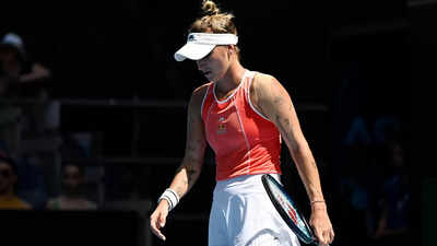 Wimbledon champion Marketa Vondrousova exits Australian Open in opening round