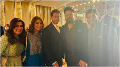 Kapil Sharma's wife, Ginni Chatrath, expresses joy of meeting Shah Rukh Khan at Ira Khan and Nupur Shikhare's wedding reception