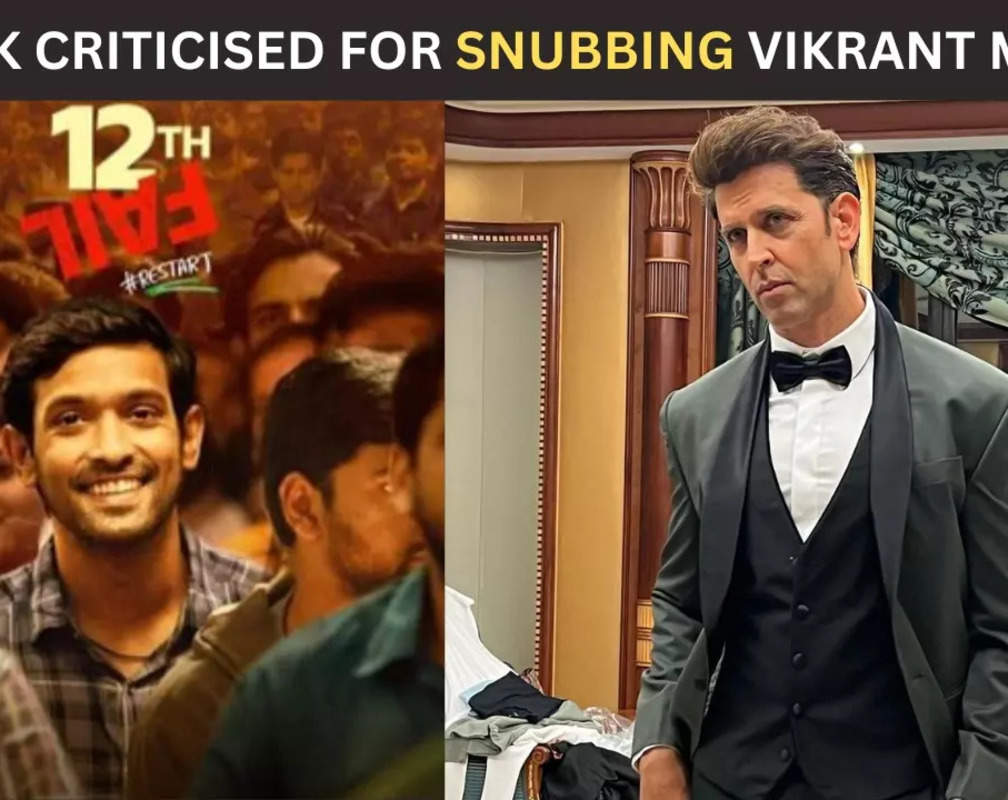 
Netizens slam Hrithik Roshan for ignoring Vikrant Massey in '12th Fail' appreciation post: 'If there was a big star, you would've…'

