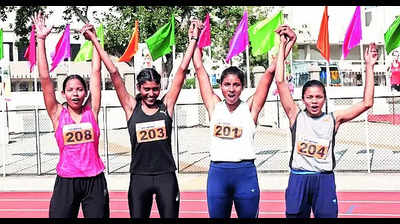 NU clinch gold medals in badminton, 4x400m relay