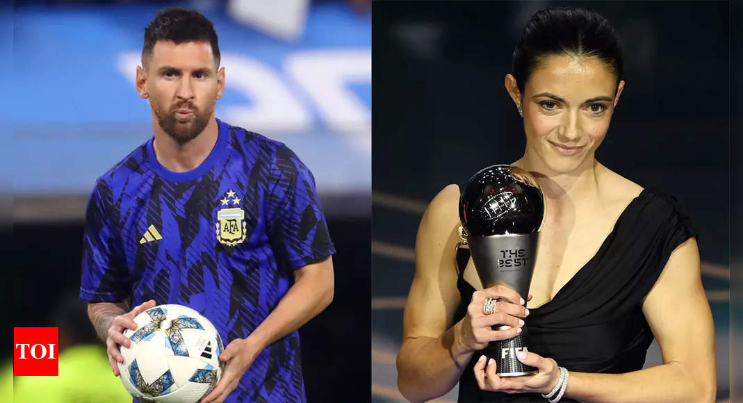 Lionel Messi named FIFA's best men's player for 2023; Aitana Bonmati ...