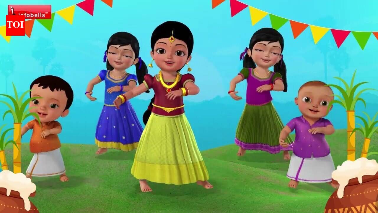 Tamil Nursery Rhymes: Kids Video Song in Tamil 'Pongal'