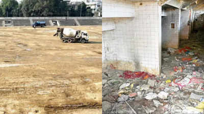 Once a stadium, now a barren ground for events in Delhi