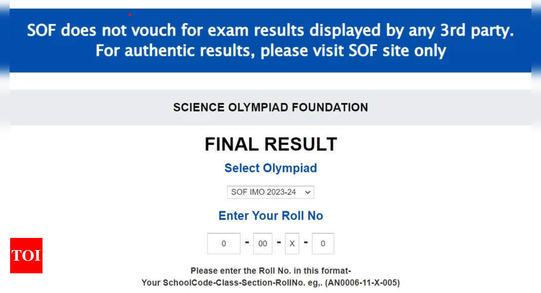 SOF IMO Results 202324 Check International Mathematics Olympiad Results