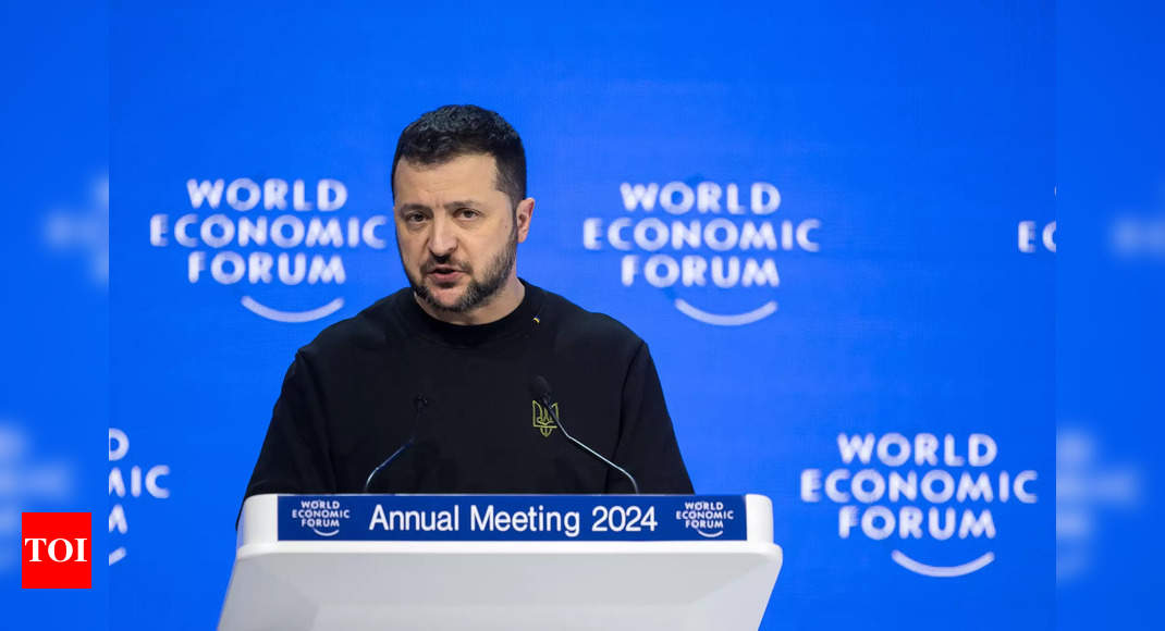 Davos 2024: Jamie Dimon tells Zelenskyy ‘God bless you’ at World Economic Forum – Times of India