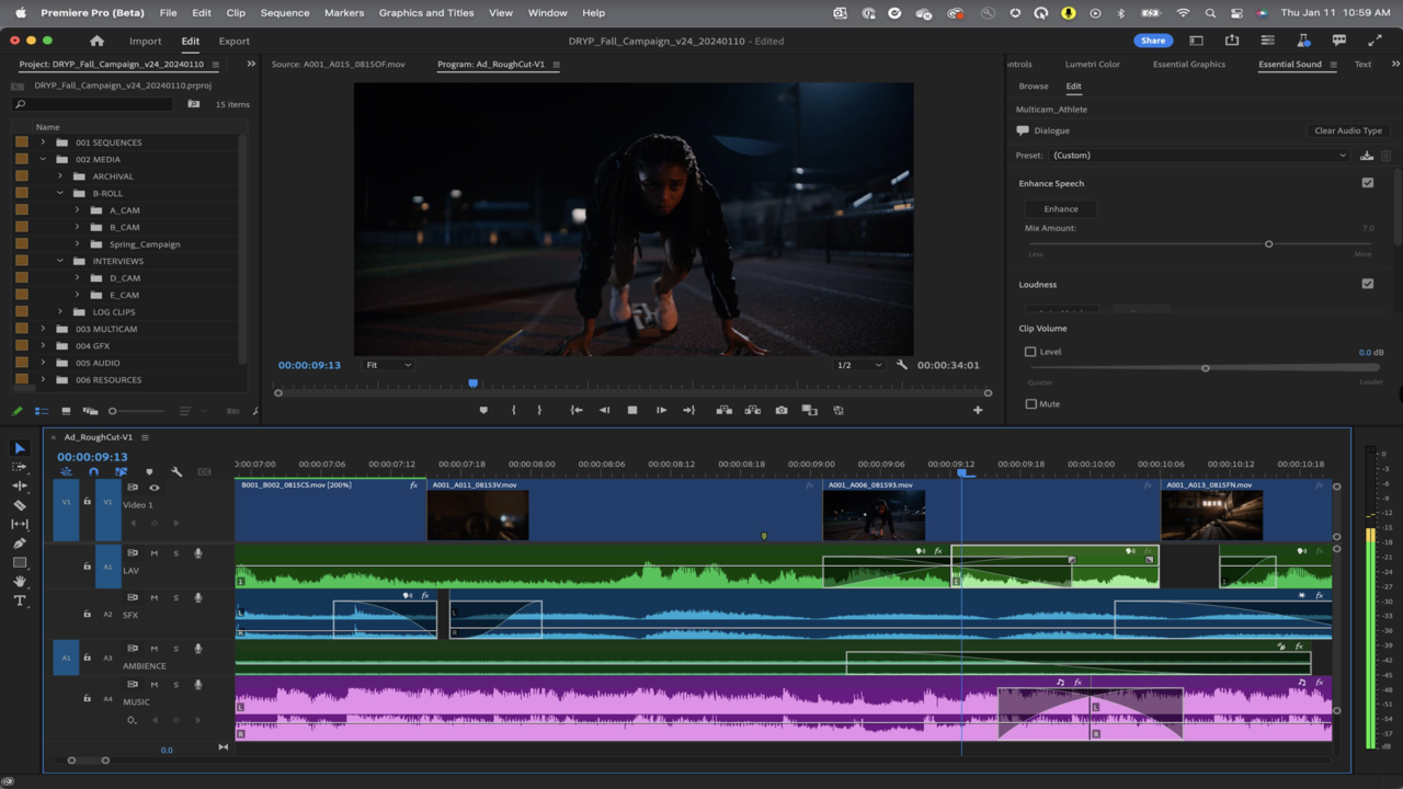 Adobe announces new audio feature for Premiere Pro with AI