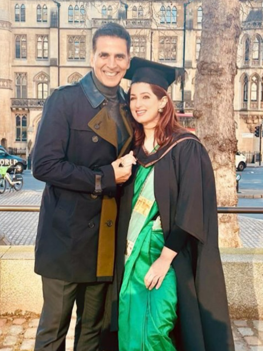 Twinkle Khanna Graduates From University Of London Check Education   Msid 106905077,width 900,height 1200,resizemode 6.cms