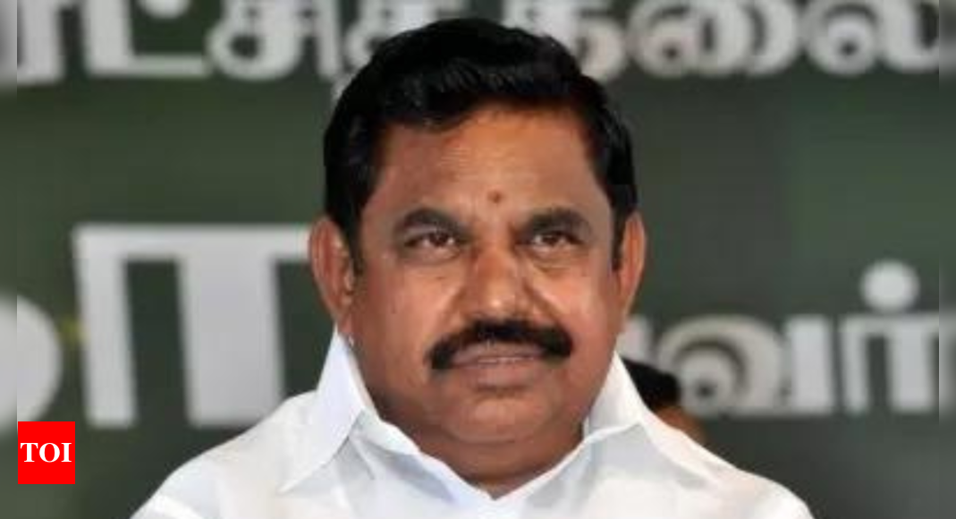 Time to end DMK’s tyranny drawing close: Edappadi K Palaniswami ...