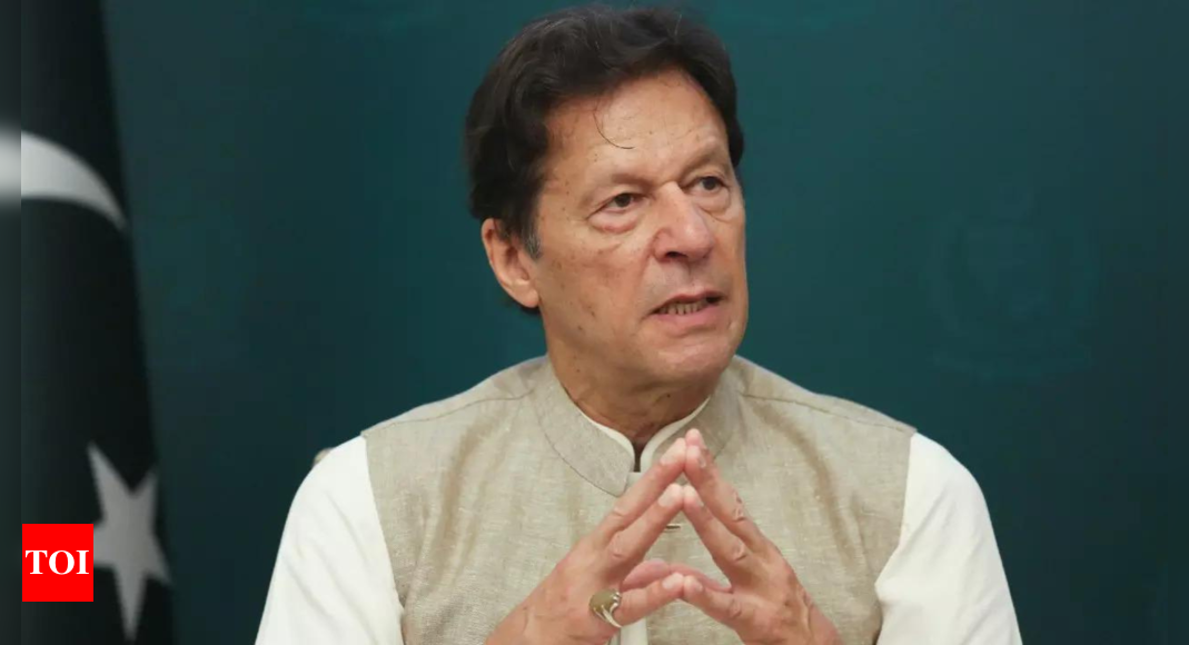 Umpire signalled a ‘no-ball’: Imran Khan on party being denied its cricket bat election symbol – Times of India