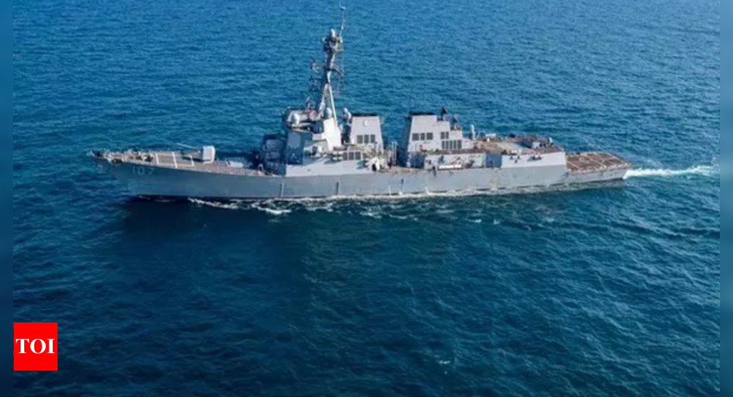 US targets Houthi anti-ship missiles in new strike; Greek vessel hit in Red Sea – Times of India