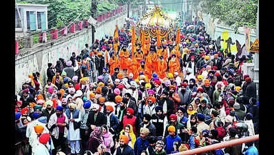 Prakash Utsav: Thousands participate in ‘Nagar Kirtan’