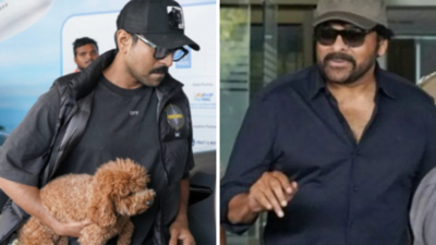 Allu Arjun, Ram Charan, Chiranjeevi Return To Hyderabad After An ...