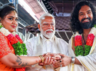 Prime Minister blesses newlyweds at Suresh Gopi's daughter's wedding