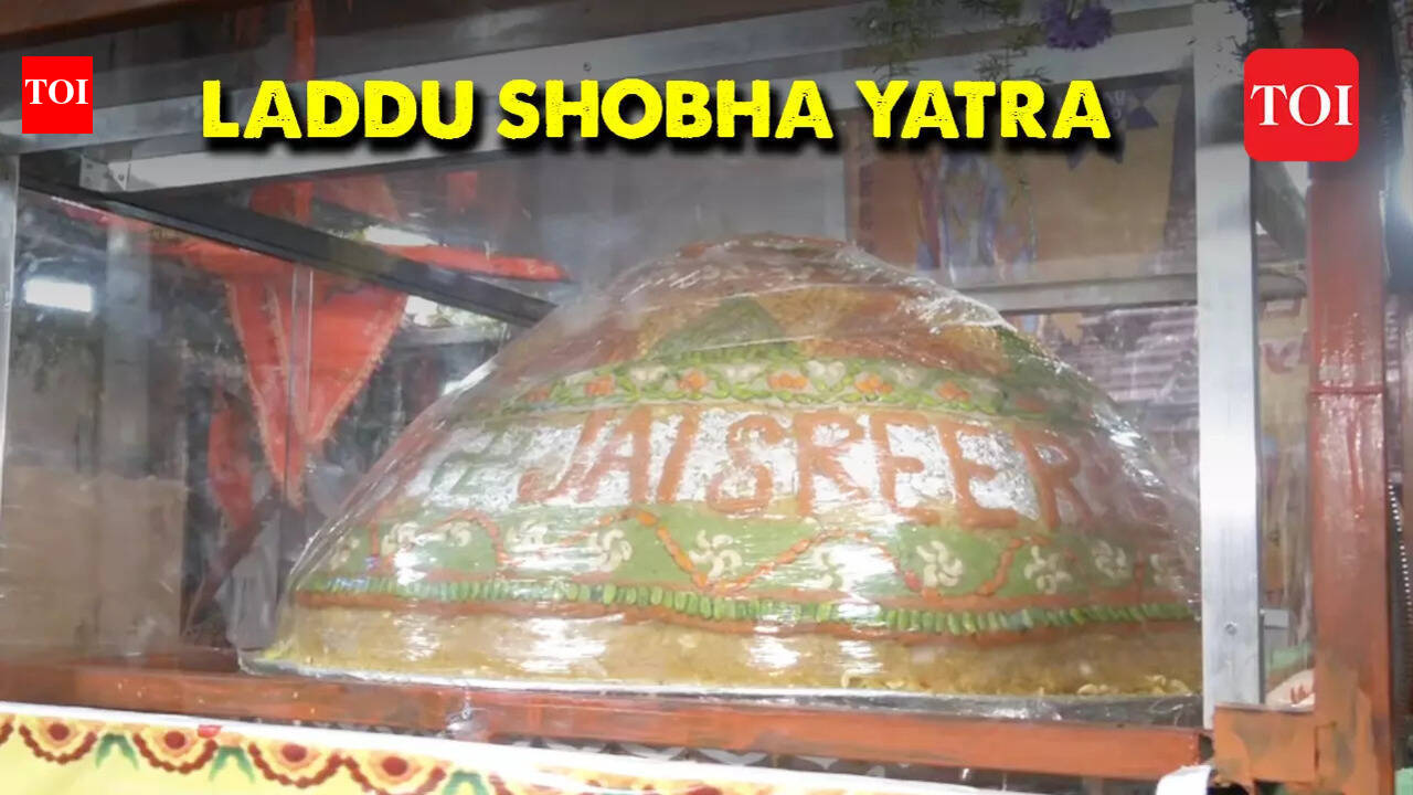 Hyderabad man prepares 1200 kg Laddu as offering for Ayodhya’s Ram Temple