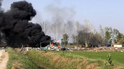 Fireworks factory explodes in central Thailand causing multiple reported deaths