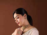 Rashmika Mandanna shells out festive fashion goals in an earthy-toned lehenga, see pictures