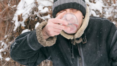 How drinking less water in winter affects your heart