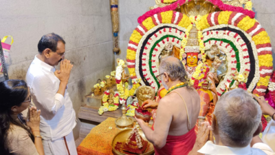 TTD chief inspects temple reconstruction works in Tirupati