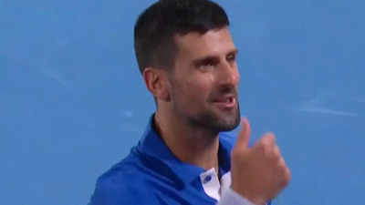 Watch - 'Tell it to my face': Novak Djokovic confronts heckler at Australian Open