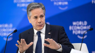 US secretary of state Blinken briefly stranded in Davos after his plane breaks down