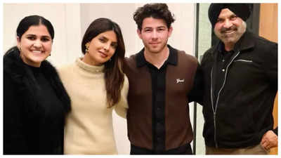 Priyanka Chopra and Nick Jonas set out in their winter wear for a dinner date: PICS inside