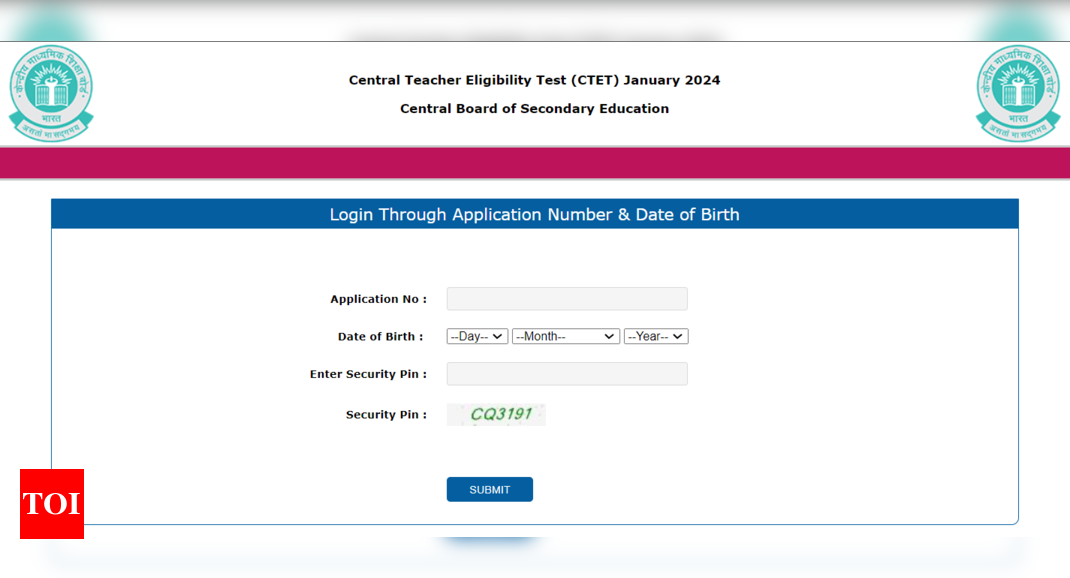 CBSE CTET Admit Card 2024 Live Updates: Admit Card OUT At Ctet.nic.in ...