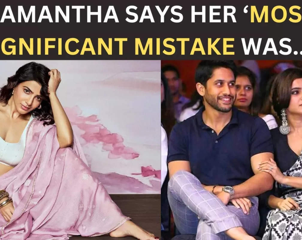 
Samantha Ruth Prabhu confesses her 'most significant mistake': 'My likes & dislikes were influenced...'
