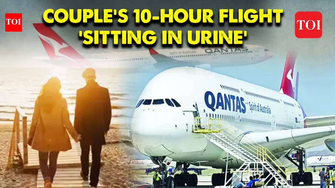 Qantas Airways: Couple spends 10 hours flight sitting in urine-soaked seats