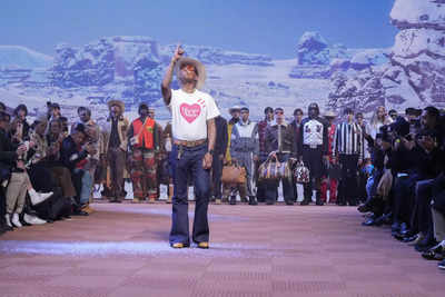 ​Pharrell Williams nails American West at Paris Fashion Week