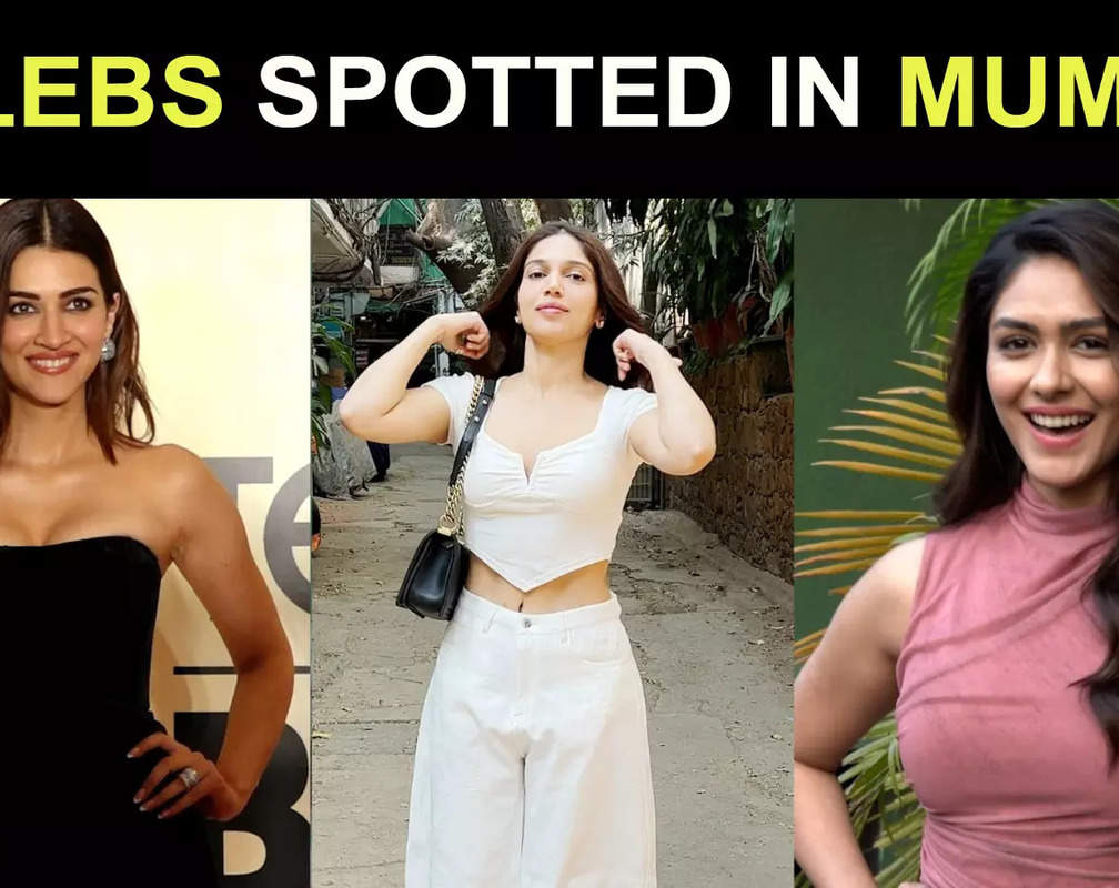 
#CelebrityEvenings: From Kriti Sanon to Mrunal Thakur, Bollywood celebs spotted in Mumbai
