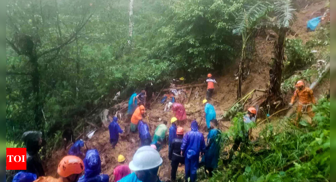 At least 7 people dead after a landslide buries a house in the southern Philippines, official says – Times of India