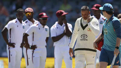 Australia vs West Indies: Usman Khawaja in doubt for second Test after blow to jaw