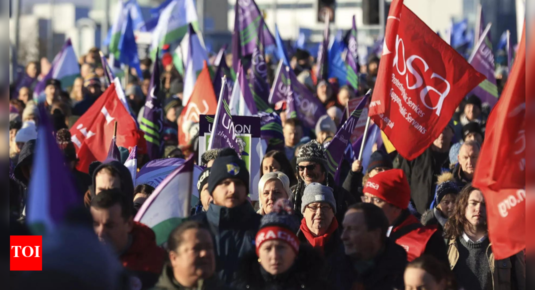 Northern Ireland Strike: Workers Protest Political Deadlock and Pay Issues | World News &ndash; Times of India
