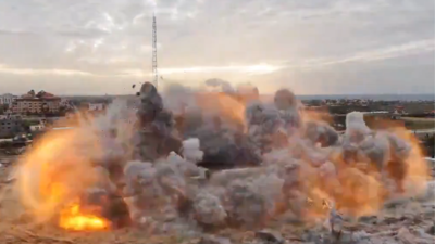 Watch: Israel razes Gaza university to rubble, US seeks clarification