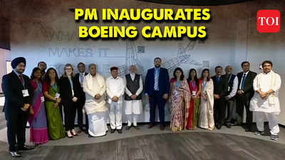 Watch: PM Modi inaugurates Boeing’s new global engineering and technology campus