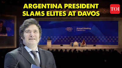 ‘Do not surrender to the advance of the State’: Argentina President Javier Milei dazzles at Davos